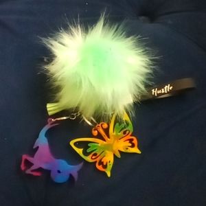 Handmade Resin Zodiac Keychain ( 1 Capricorn ) ( 1 Aquarius ) Handmade Keychains